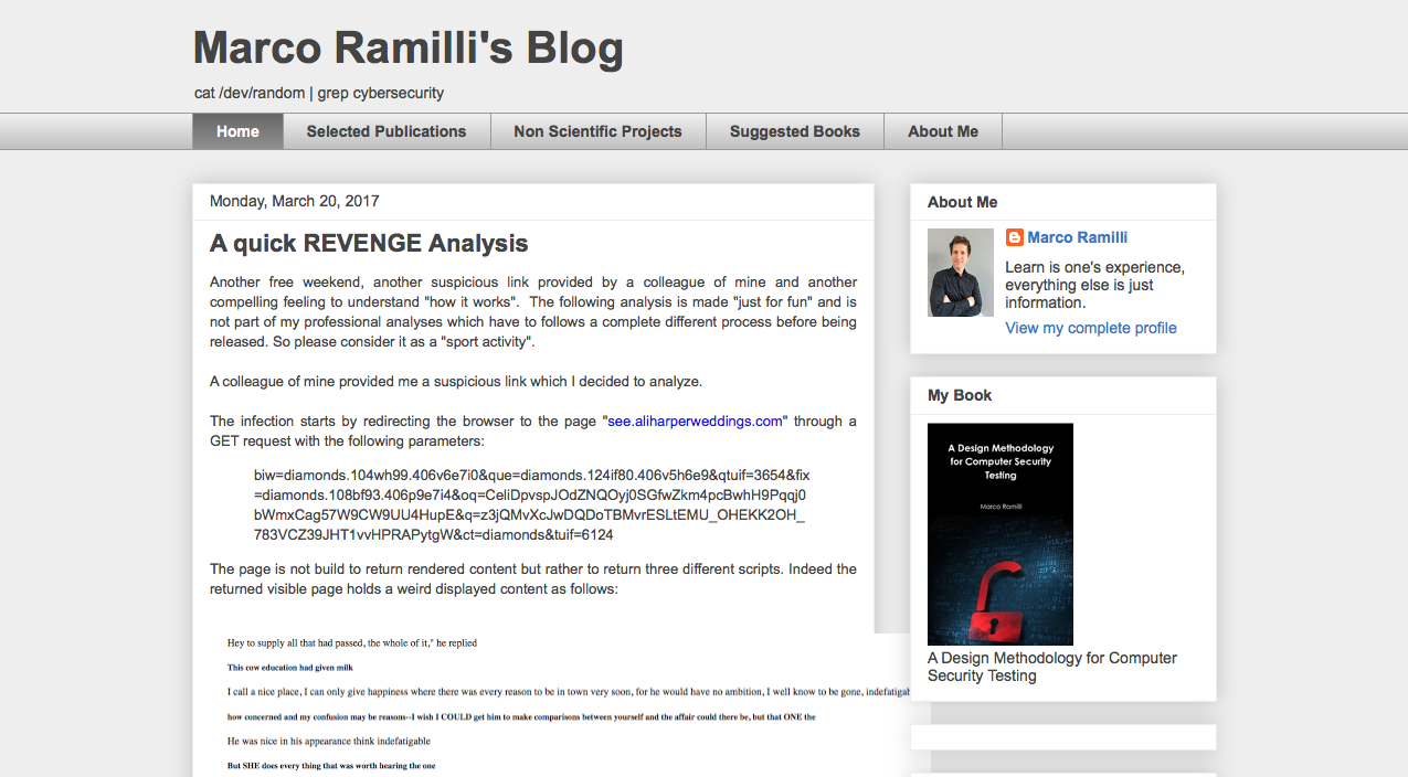 Blog Seguridad El blog de Marco Ramilli