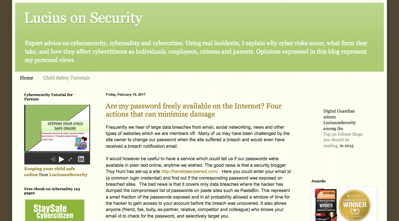 Blog Seguridad Lucius on Security