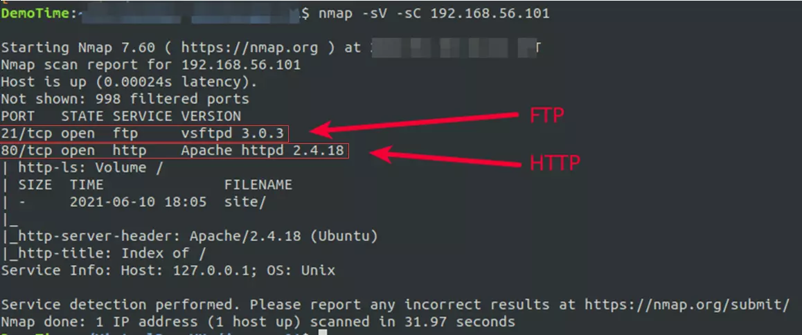 scaneo de puertos abiertos con nmap