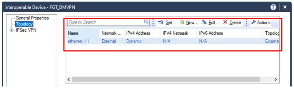 Topology Interoperable Device Checkpoint VPN