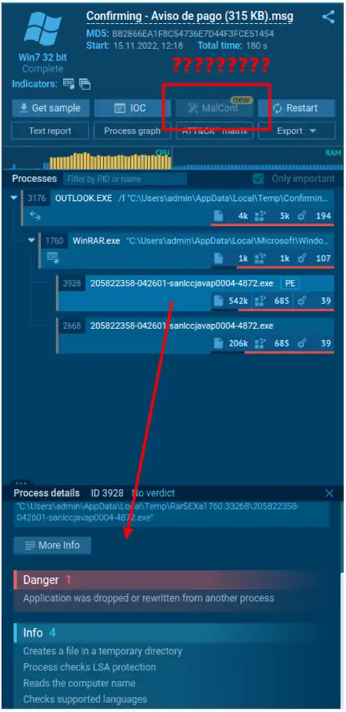 Malware Guloader utilizado en correos que suplantan a BBVA y Grupo Santander