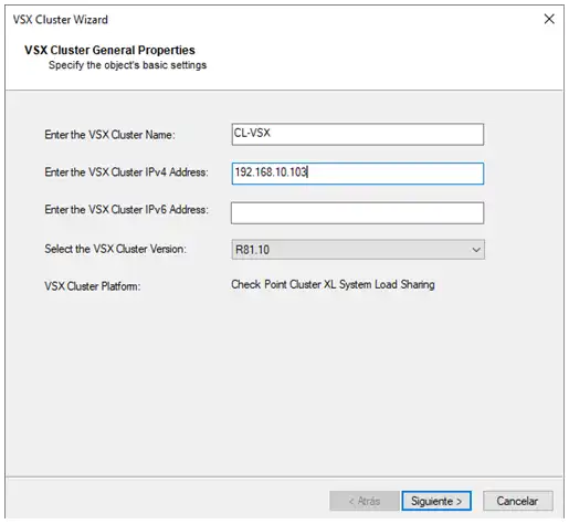 Creación Load Sharing Checkpoint