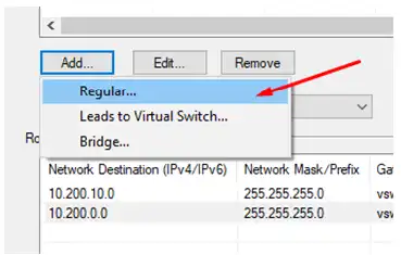 Creación de las Redes Internas del VS_BLUE Checkpoint