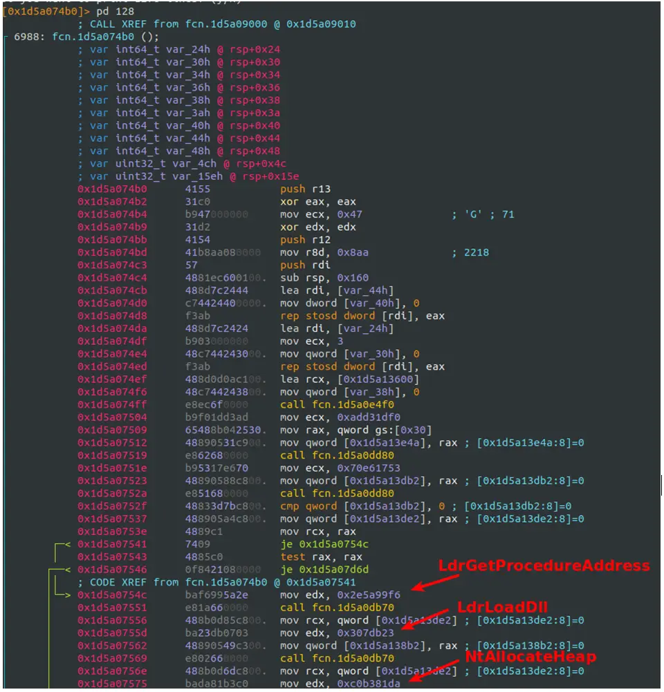 hashes de API