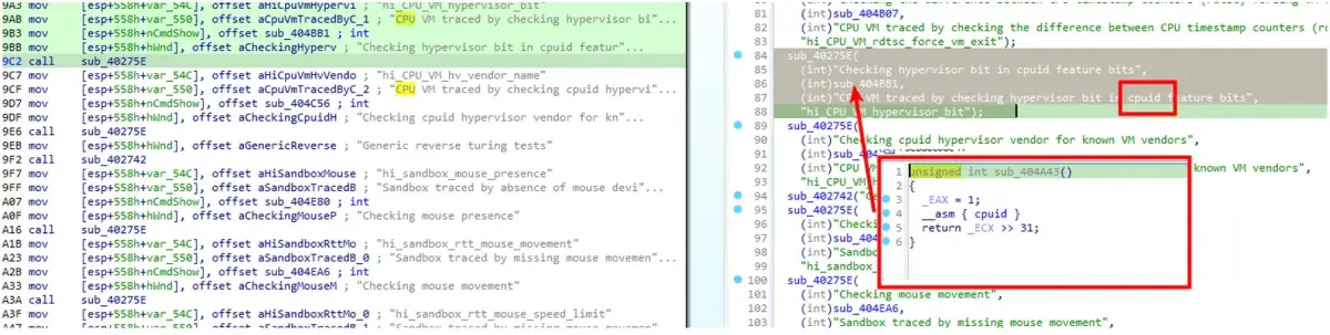 Detección bit hypervisor
