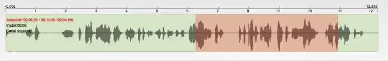 Audio sin eliminar