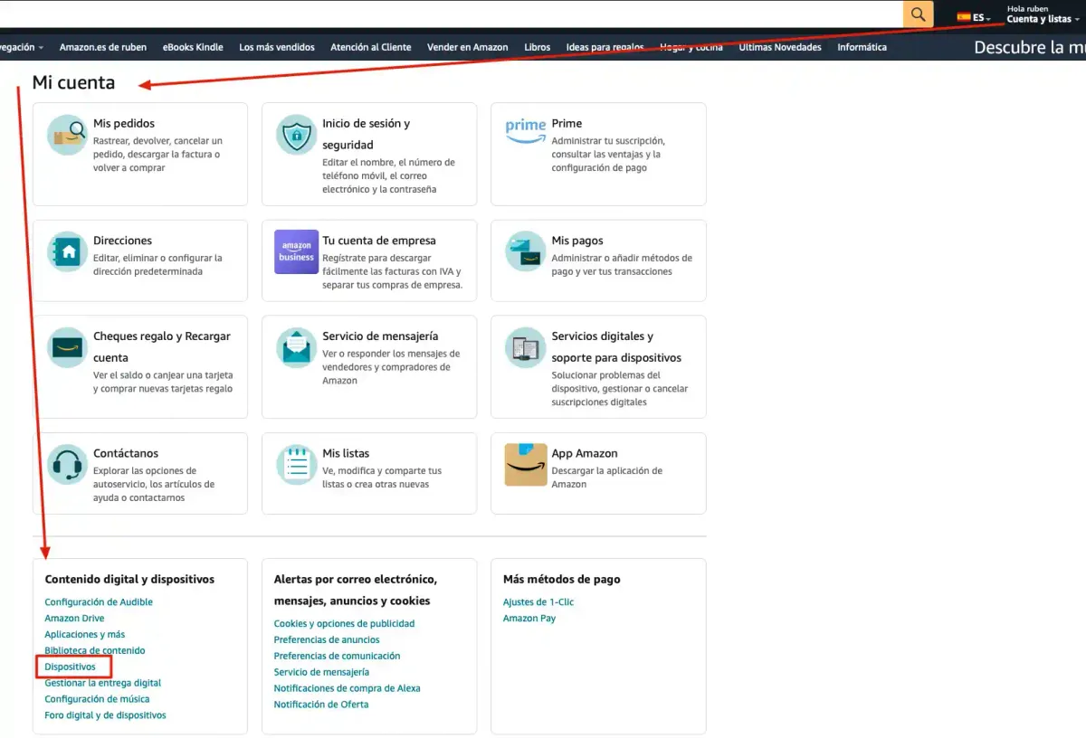 Dispositivos Alexa