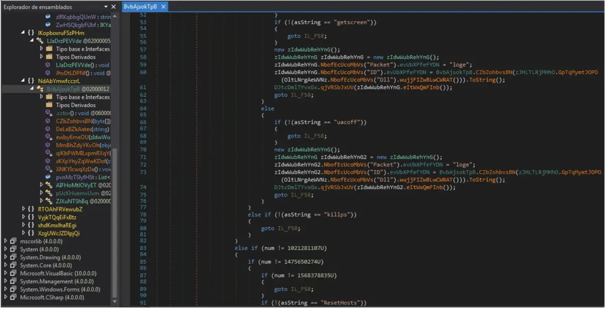 Ofuscación de Malware ASYNCRAT