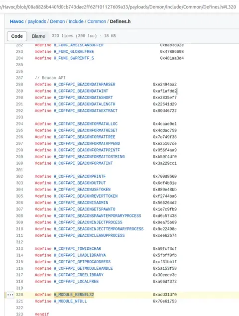 Código Havoc análisis de malware