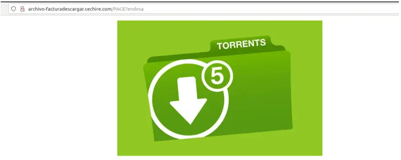 Descarga de Malware Grandoreiro factura ENDESA