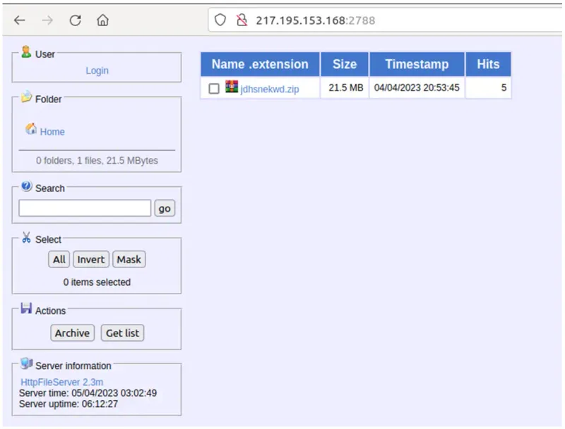 Servidor de ficheros factura malware ENDESA
