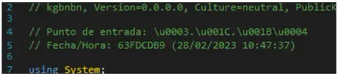 Entrada DNSpy