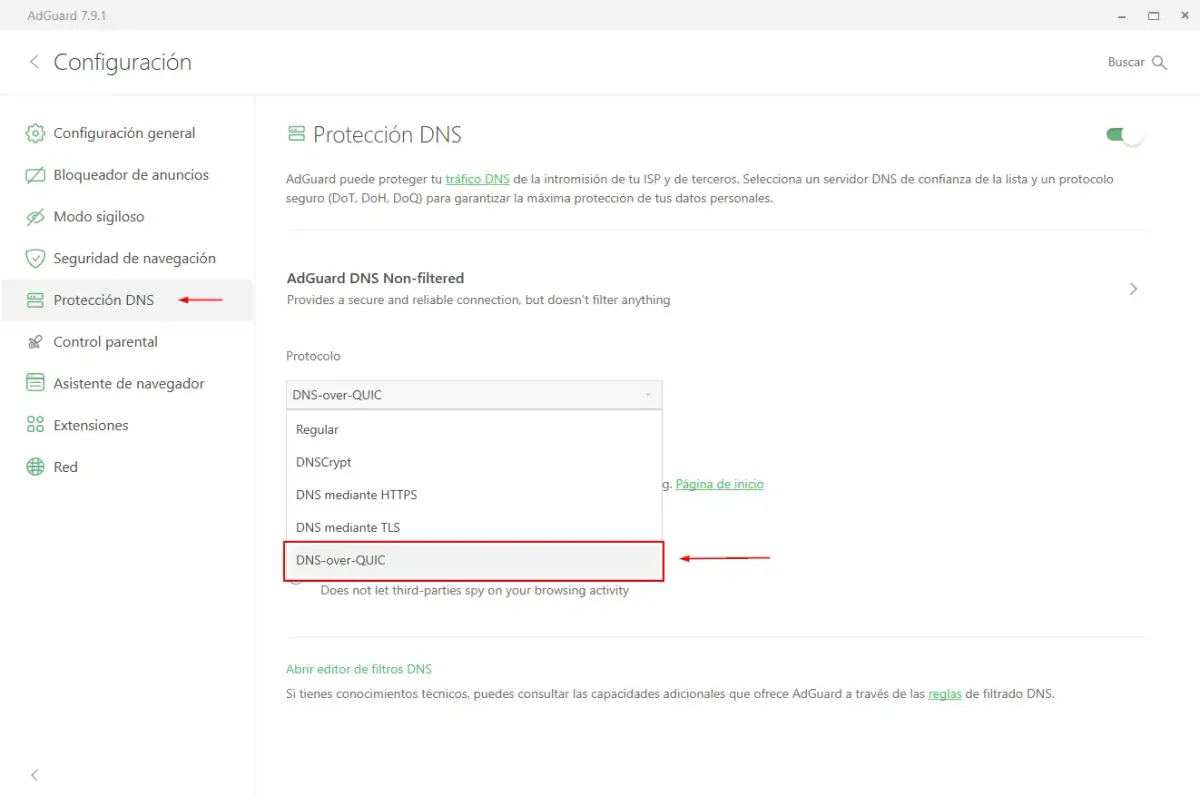 AdGuards DNS over QUIC - DoQ
