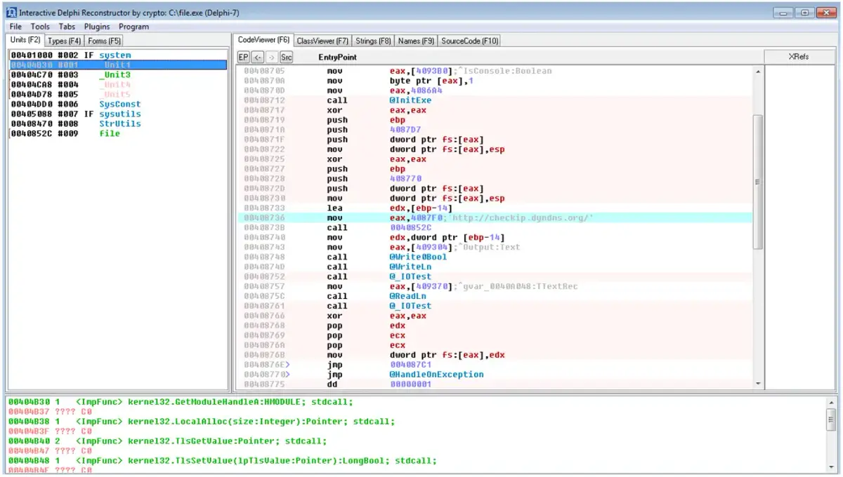 Interactive Delphi Reconstructor
