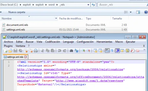 Ramsonware plantillla xml