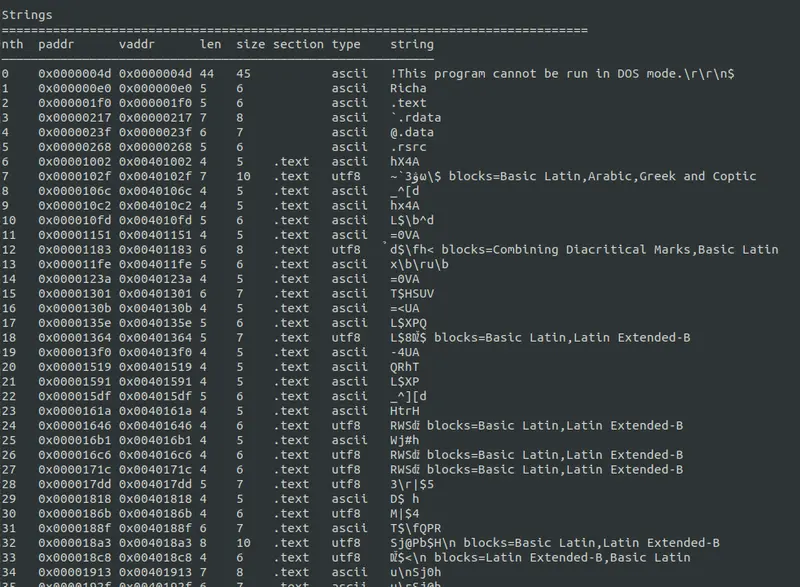 Strings Info Script Analisis de Malware by Rafa