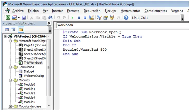 Editor macros excel seguridad